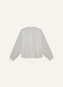 Blusa in pizzo bianca