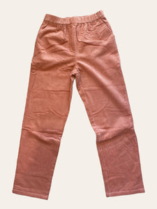 Pantaloni velluto rosa